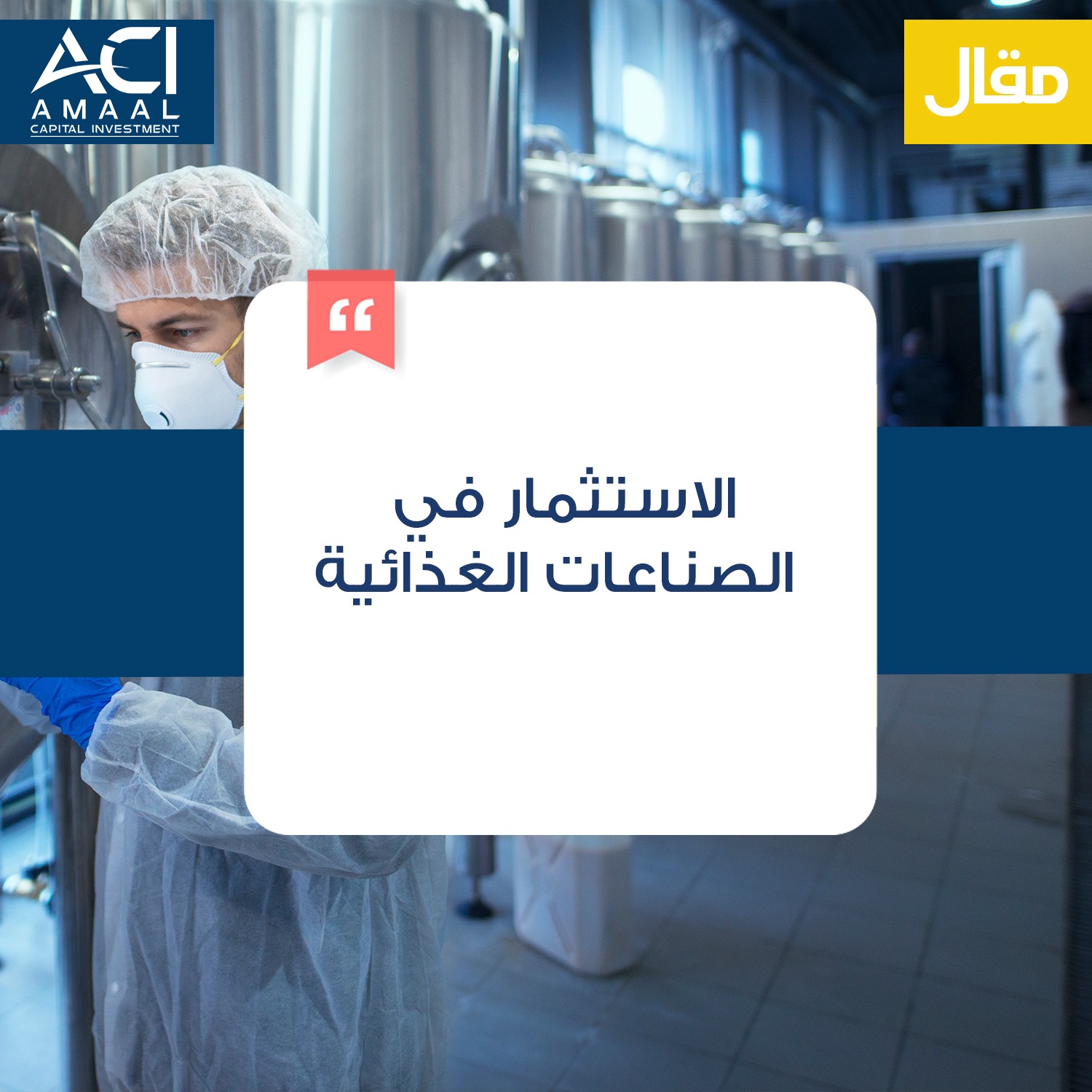 الاستثمار في الصناعات الغذائية